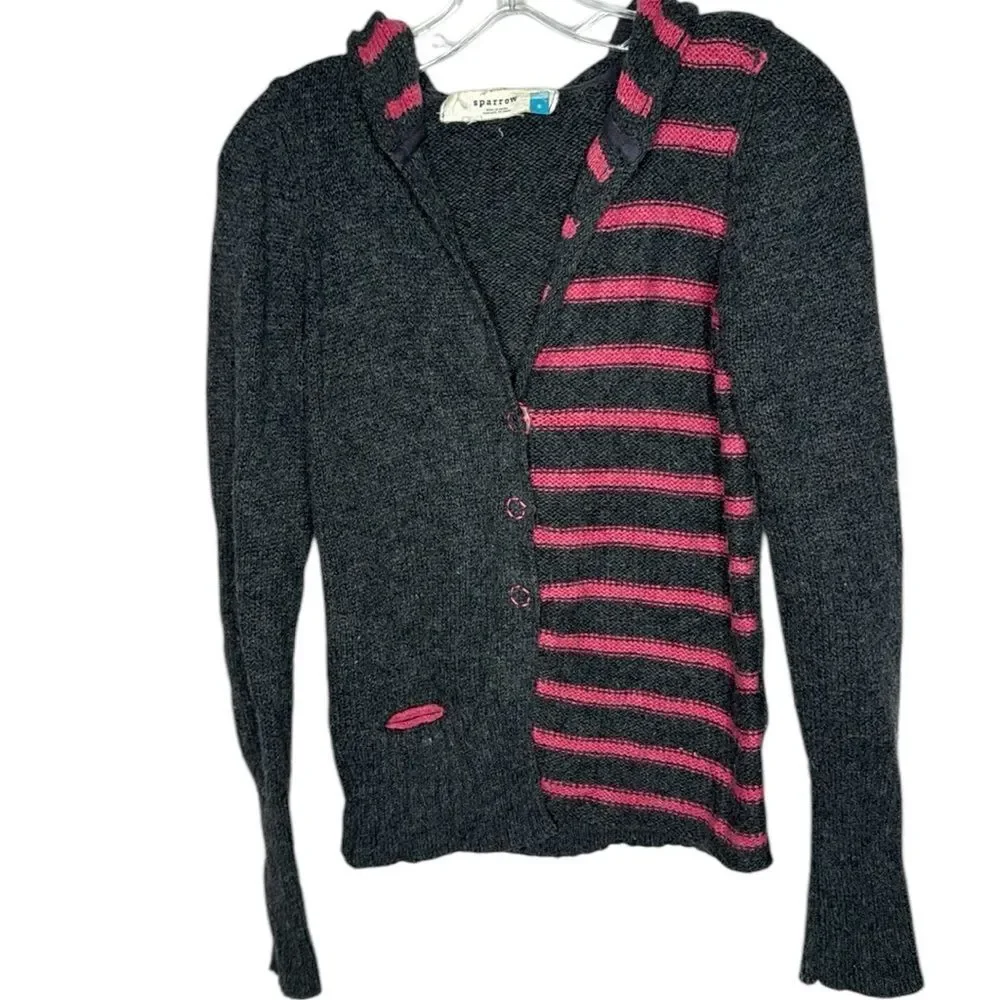 Anthropologie Sparrow Fifty-Fifty-Split Cardigan. Size Small.